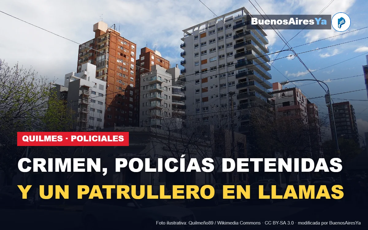 Placa sobre la tensión en Quilmes